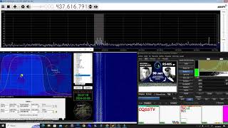 UmKa1 satellite Pass over Costa Rica SSTV image download [upl. by Maible10]