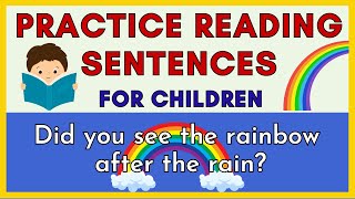 PRACTICE READING SENTENCES  S3  Reading at Home  Reading amp Vocabulary Skills [upl. by Fernyak]