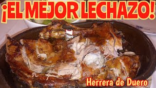 LECHAZO ASADO AL HORNO DE LEÃ‘ACASA PEDRO Herrera de Duero Valladolid [upl. by Alberik]