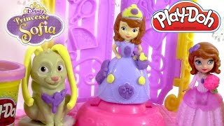 Pâte à modeler Princesse Sofia et Clovis play doh Disney Princesses [upl. by Dnaltruoc]