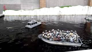 Dismaland Banksys Mediterranean Boat Ride [upl. by Charisse]