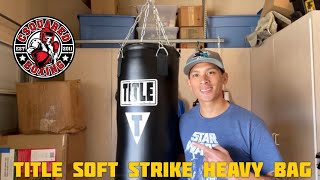 Title Boxing Soft Strike Heavy Bag REVIEW THE BEST HEAVY BAG UNDER 150 [upl. by Lodi]