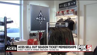 Las Vegas Aces season tickets sold out [upl. by Richelle372]