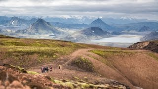 Iceland trekking tour from Landmannalaugar to Þórsmörk [upl. by Garbe]