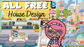 ALL FREE HOUSE DESIGN Toca Life World Update  Toca Boca [upl. by Bunker789]