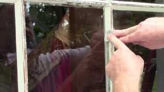 Replacing a Glass Window Pane and Glazing [upl. by Ttenaj]