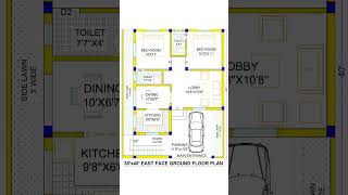 30x40 house plan 🏠 homedesign architecture viral shorts floorplan housedesign houseplan home [upl. by Adnaerb]