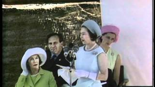 1973 Queen Elizabeth II at the Official Opening of Sydney Opera House October 1973 [upl. by Ynnavoig]