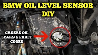 How To Change Oil Level Sensor  BMW E46 DIY [upl. by Golightly753]