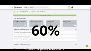 How to upload videos on Rumble  4 options explained A Must Watch [upl. by Oelgnaed283]