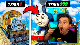 Upgrading TRAIN to Thomas the Tank Engine in GTA 5 OMG [upl. by Abott]