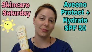 Aveeno Protect  Hydrate SPF 50 Facial Suncreen [upl. by Isaac]