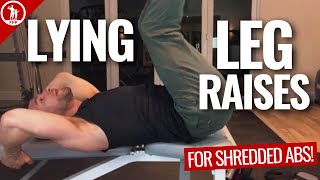 Lying Leg Raises Correct Form amp Tutorial [upl. by Ahsoyek]