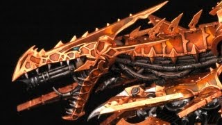 How to paint a Heldrake Chaos Space Marine Warhammer 40k Painting Tutorial [upl. by Grosz]