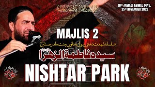 Majlis 2  Nishtar Park  Maulana Syed Ali Raza Rizvi  Ayyam e Fatimiya 1445 2023 [upl. by Donnell83]