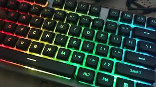 HP Gaming Keyboard K500F  How to change the light pattern [upl. by Briant316]