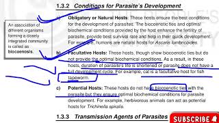 📚PARASITOLOGY📚MZOE001📚Conditions for Parasite Development💯ignou science msczoology biology msc [upl. by Eened]