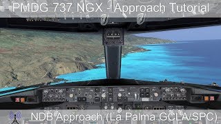 PMDG 737  NDB Approach Tutorial  Real 737 Pilot [upl. by Eisiam794]