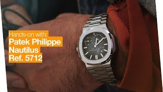 Handson Patek Philippe Nautilus 5712  Unsporty Sports Watch [upl. by Annwahsal598]