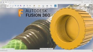 Fusion 360 Absolute Beginner  How To Model a Hose Cap  Last Nights Facebook Livestream [upl. by Dionis]