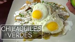 Chilaquiles Verdes con Huevo  La Capital [upl. by Yornoc]