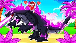 Playing as a PROTECTIVE GODZILLA KAIJU in Roblox Creatures of Sonaria [upl. by Krysta]