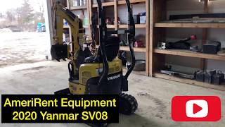 2020 Yanmar SV08 Micro Excavator [upl. by Loralee]