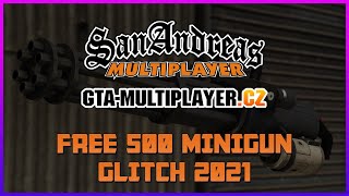 FREE 500 MINIGUN GLITCH 2021  GTAMULTIPLAYERCZ [upl. by Minerva]