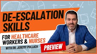 Deescalation Training for Nurses amp Healthcare Workers  Online Course Preview  Dr Pollack [upl. by Olnton]