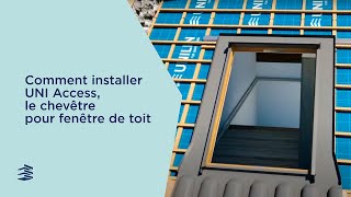 Comment installer UNI Access le chevêtre pour fenêtre de toit des solutions disolation Usystem [upl. by Orbadiah]