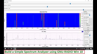 Build Your Own Spectrum Analyzer GNU RADIO Win10 [upl. by Jacy117]