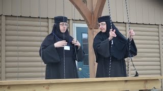 Ringing the bells at the Orthodox Monastery of the Transfiguration [upl. by Guerin498]