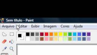 Aprendendo a usar o Paint Passo a Passo Parte 1  4 [upl. by Ayekehs]