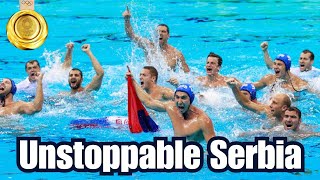 Serbia’s Golden HatTrick Men’s Water Polo Victory at Paris 2024 [upl. by Kimmel]