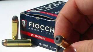 AT1  357 Magnum  Fiocchi Shooting Dynamics 125 Gr JHP [upl. by Jonati684]