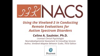 Conducting Remote Assessments for ASD Using the Vineland3 [upl. by Aneloaup]