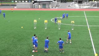 Midfielder Turn Drill [upl. by Rhoades]