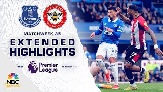 Everton v Brentford  PREMIER LEAGUE HIGHLIGHTS  4272024  NBC Sports [upl. by Aluk]