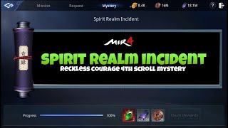 Spirit Realm Incident Mystery 4th Scroll  MIR4 [upl. by Pfeffer]