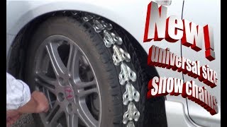 Universal size snow chains for all vehicles [upl. by Arracot]