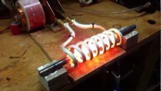 Induction Heater  6quot Coil vs 12quot bar [upl. by Arze]