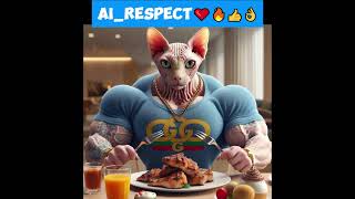 Bon appetit 🥘🥃🍴 ai animal hybrid image animalai [upl. by Adnole874]