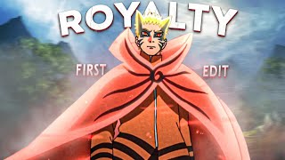 Naruto vs Ishiki Baryon Mode Royalty EditAMV [upl. by Kort]