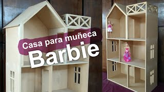 Como HACER CASA BARBIE de MDF  MUY FACIL DE HACER [upl. by Elehcor876]