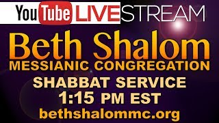 Beth Shalom Messianic Congregation Live 10212017 [upl. by Lisabeth]