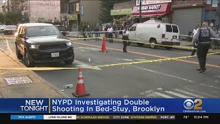 NYPD investigating double shooting in BedStuy Brooklyn [upl. by Audre653]