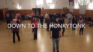 Down To The Honkytonk Line Dance [upl. by Segroeg511]