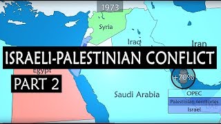 IsraelPalestine conflict  Summary on a Map [upl. by Salesin741]