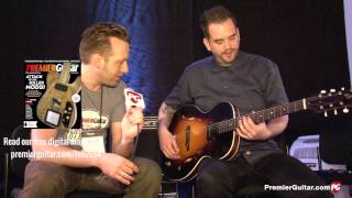 NAMM 14  The Loar LH301T LH309BK and US Custom Demos [upl. by Emmalynn]