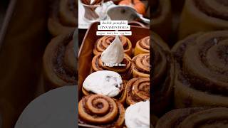 this baking tip makes the best pumpkin cinnamon rolls 🎃 they’re soft rich and also 100 vegan [upl. by Ettennad]